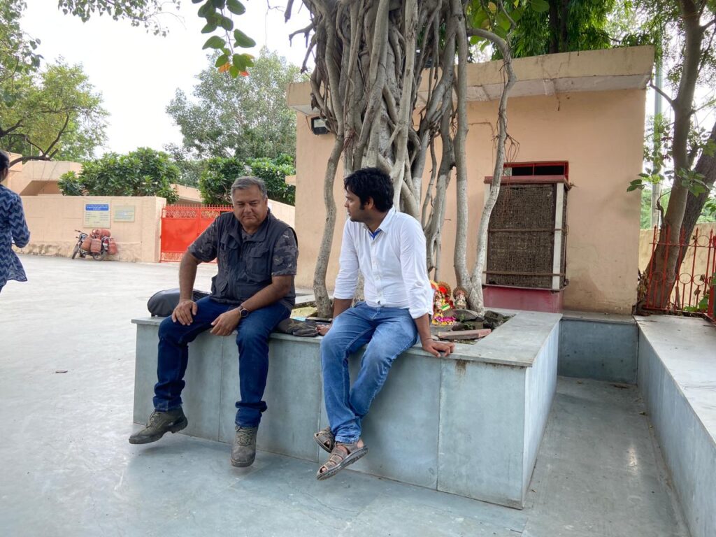Strategist Badri With Pipal Baba